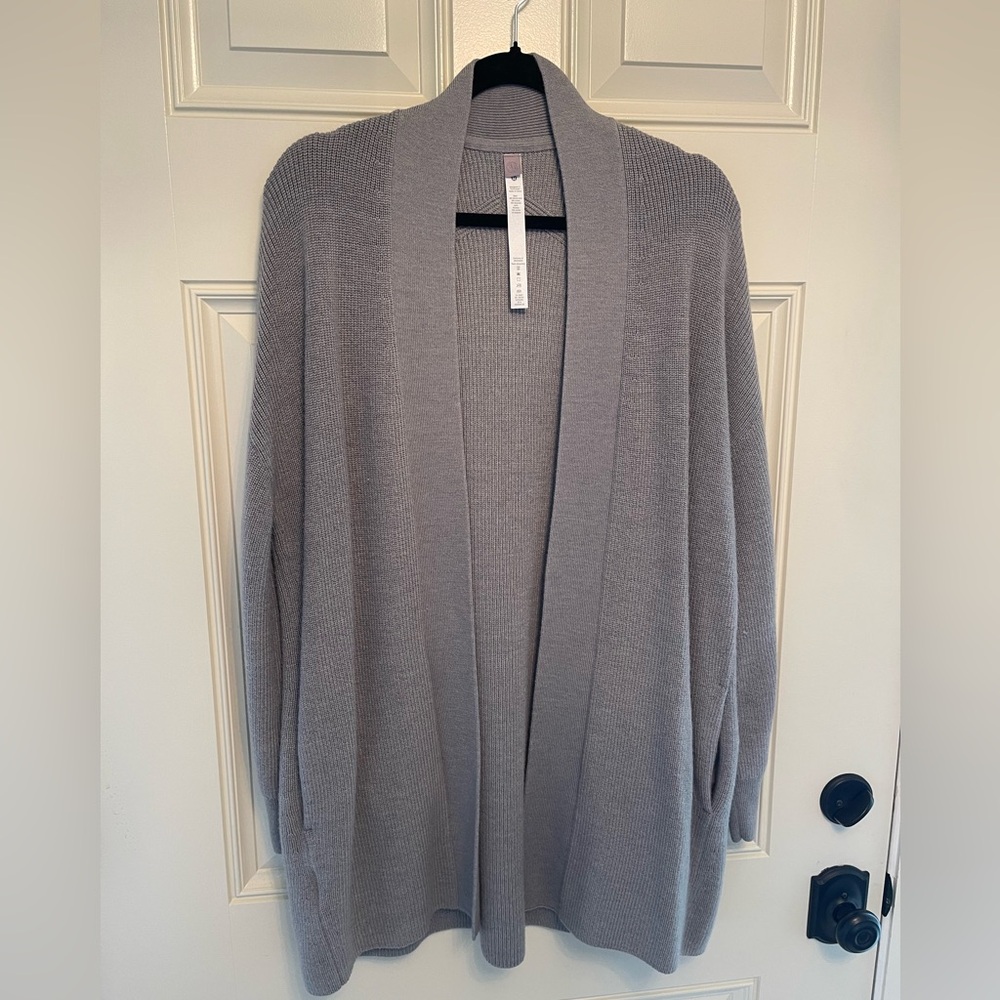 Lululemon merino wool blend cardigan